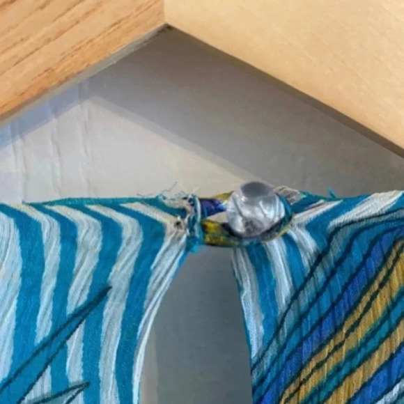 Odeon Vintage Mature Beaded Sequin Flowy Top - Picture 6 of 8